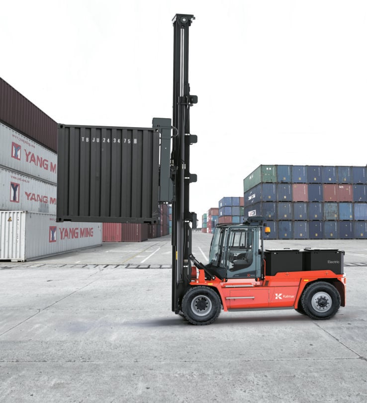 Masted container handlers